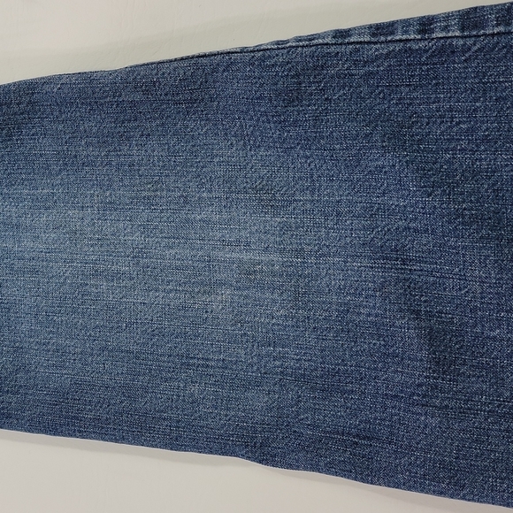 AMERICAN EAGLE ♡ Sweet Vintage Denim Slit Back Pockets Blue Jeans Size 2 Reg - Picture 6 of 15
